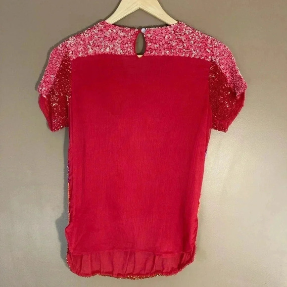 Cerruti 1881  sequin striped top - Picture 3 of 3